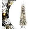 Dirbtinė Kalėdų eglutė Balta 180 cm PVC ir Metalas ir Plastikas