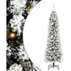 Dirbtinė Kalėdų eglutė Balta 180 cm PVC ir Metalas ir Plastikas