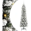 Dirbtinė Kalėdų eglutė Balta 180 cm PVC ir Metalas ir Plastikas