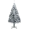 Dirbtinė Kalėdų eglutė Balta 180 cm PVC ir Plienas ir Plastikas