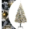 Dirbtinė Kalėdų eglutė Balta 180 cm PVC ir Plienas ir Plastikas