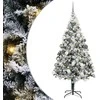 Dirbtinė Kalėdų eglutė Balta 180 cm PVC ir Plienas ir Plastikas