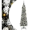 Dirbtinė Kalėdų eglutė Balta 180 cm PVC ir Metalas ir Plastikas