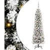 Dirbtinė Kalėdų eglutė Balta 180 cm PVC ir Metalas ir Plastikas