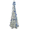Dirbtinė Kalėdų eglutė Balta 180 cm PVC