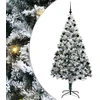 Dirbtinė Kalėdų eglutė Balta 210 cm PVC ir Plienas ir Plastikas
