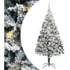 Dirbtinė Kalėdų eglutė Balta 210 cm PVC ir Plienas ir Plastikas