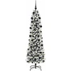 Dirbtinė Kalėdų eglutė Balta 210 cm PVC ir Metalas ir Plastikas