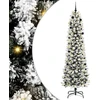 Dirbtinė Kalėdų eglutė Balta 240 cm PVC ir Metalas ir Plastikas