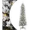 Dirbtinė Kalėdų eglutė Balta 240 cm PVC ir Metalas ir Plastikas