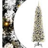 Dirbtinė Kalėdų eglutė Balta 240 cm PVC ir Metalas ir Plastikas