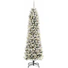Dirbtinė Kalėdų eglutė Balta 240 cm PVC ir Metalas ir Plastikas