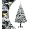 Dirbtinė Kalėdų eglutė Balta 240 cm PVC ir Plienas ir Plastikas