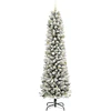 Dirbtinis lieknas Kalėdų medis 240 cm 300 LED Šilta balta
