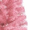 Dirbtinis prieššventinis eglutė su šviesomis Rožinė 240 cm PVC