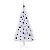 Dirbtinė Kalėdų eglutė su 150 LED Balta 150 cm PVC ir Plienas