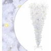 Dirbtinė Kalėdų eglutė su 150 LED Balta 120 cm PVC ir Plienas