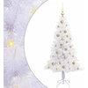 Dirbtinė Kalėdų eglutė su 150 LED Balta 150 cm PVC ir plienas