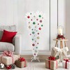 Dirbtinė Kalėdų eglutė su 150 LED Balta 120 cm PVC ir Plienas