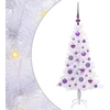 Dirbtinė Kalėdų eglutė su 150 LED Balta 120 cm PVC ir plienas