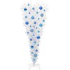 Dirbtinė Kalėdų eglutė su 150 LED Balta 120 cm PVC ir Plienas