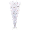 Dirbtinė Kalėdų eglutė su 150 LED Balta 120 cm PVC ir Plienas