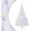 Dirbtinė Kalėdų eglutė su 150 LED Balta 150 cm PVC ir Plienas