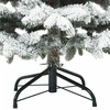 Dirbtinė Kalėdų eglutė su 150 LED Balta 120 cm PE ir PVC