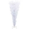 Dirbtinė Kalėdų eglutė su 150 LED Balta 120 cm PVC ir Plienas