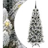 Dirbtinė Kalėdų eglutė su 150 LED s stovu Balta 150 cm