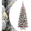 Dirbtinė Kalėdų eglutė su 150 LED s stovu Balta 120 cm