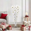 Dirbtinė Kalėdų eglutė su 150 LED Balta 120 cm PVC ir Plienas
