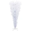 Dirbtinė Kalėdų eglutė su 150 LED Balta 120 cm PVC ir Plienas