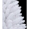 Dirbtinė Kalėdų eglutė 150 LED PVC ir Plienas Balta