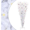 Dirbtinė Kalėdų eglutė su 150 LED Balta 120 cm PVC ir Plienas