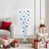 Dirbtinė Kalėdų eglutė su 150 LED Balta 120 cm PVC ir Plienas