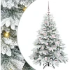 Dirbtinė Kalėdų eglutė su 150 LED Balta 120 cm PE ir PVC