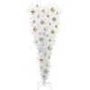 Dirbtinė Kalėdų eglutė su 150 LED Balta 120 cm PVC ir Plienas