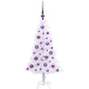 Dirbtinė Kalėdų eglutė su 150 LED Balta 120 cm PVC ir plienas