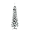 Dirbtinė Kalėdų eglutė Balta 120 cm PVC ir Metalas ir Plastikas