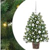 Dirbtinė Kalėdų eglutė su 150 LED s stovu Žalia 75 cm PE ir PVC