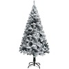 Dirbtinė Kalėdų eglutė Balta 120 cm PVC ir Plienas ir Plastikas