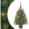 Dirbtinė Kalėdų eglutė su 150 LED s stovu Žalia 75 cm PE ir PVC