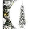 Dirbtinė Kalėdų eglutė Balta 150 cm PVC ir Metalas ir Plastikas