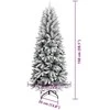 Dirbtinė Kalėdų eglutė su 150 LED s stovu Balta 150 cm
