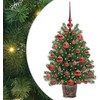 Dirbtinė Kalėdų eglutė su 150 LED s stovu Žalia 75 cm PE ir PVC