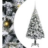 Dirbtinė Kalėdų eglutė Balta 120 cm PVC ir Plienas ir Plastikas