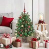 Dirbtinė Kalėdų eglutė su 150 LED s stovu Žalia 95 cm PE ir PVC