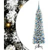 Dirbtinė Kalėdų eglutė Balta 150 cm PVC ir Metalas ir Plastikas