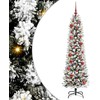 Dirbtinė Kalėdų eglutė Balta 150 cm PVC ir Metalas ir Plastikas